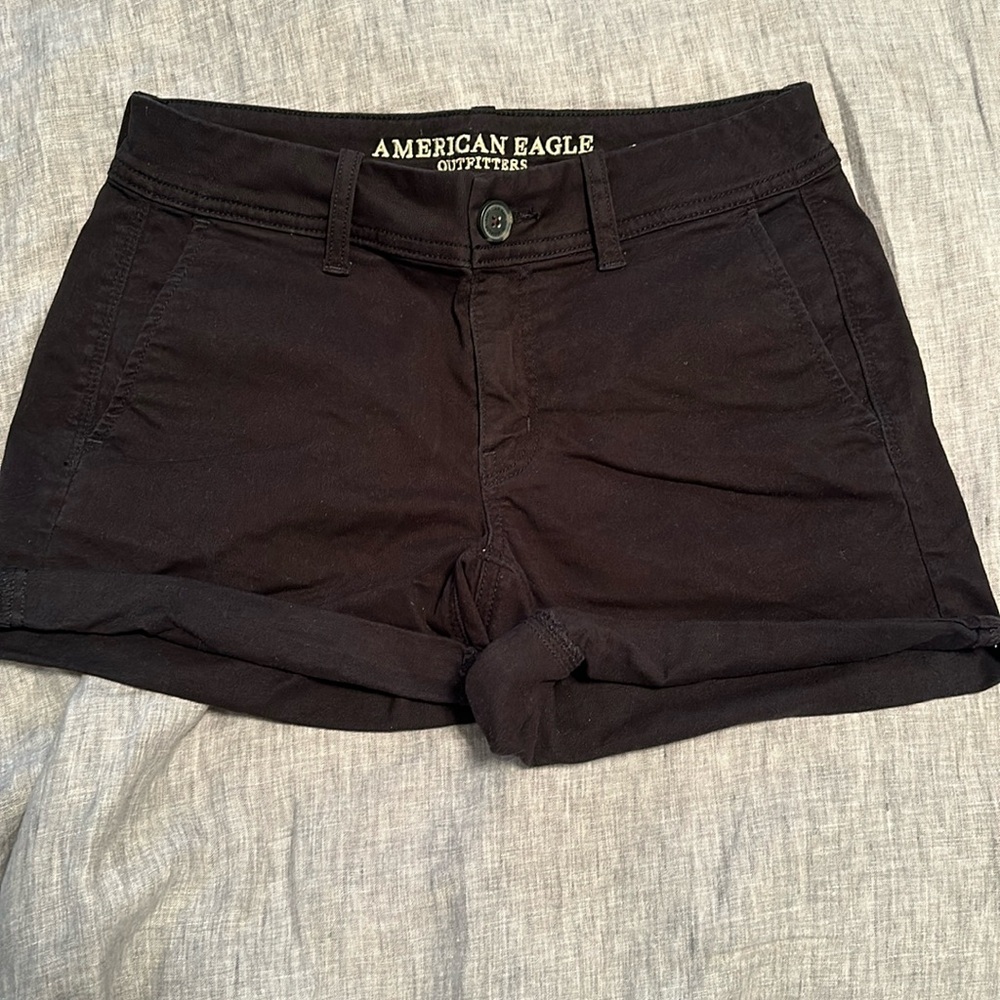 American Eagle Super stretch midi shorts size 4
